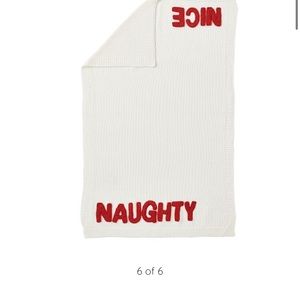 Pottery barn Christmas themed stroller blanket